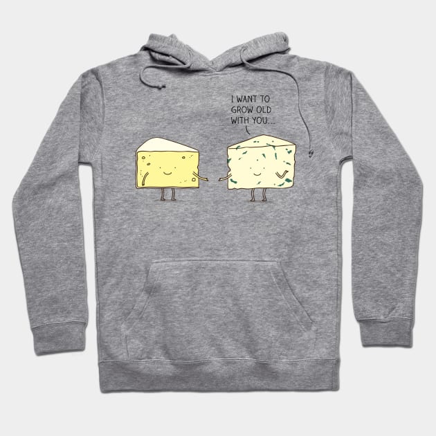 matured cheese Hoodie by milkyprint